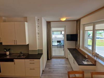 Essbereich der Ferienwohnung Fimba im Haus Wintertraum Ischgl